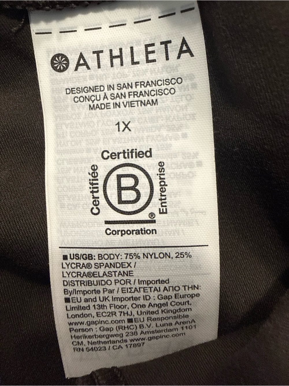 Athleta Women’s Salutation Stash High Rise Legging Size‎ 1X - Picture 10 of 12